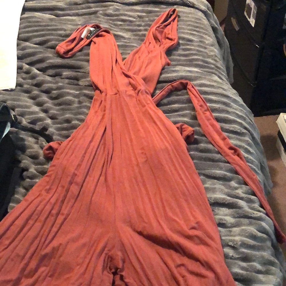 Wide leg jumpsuit